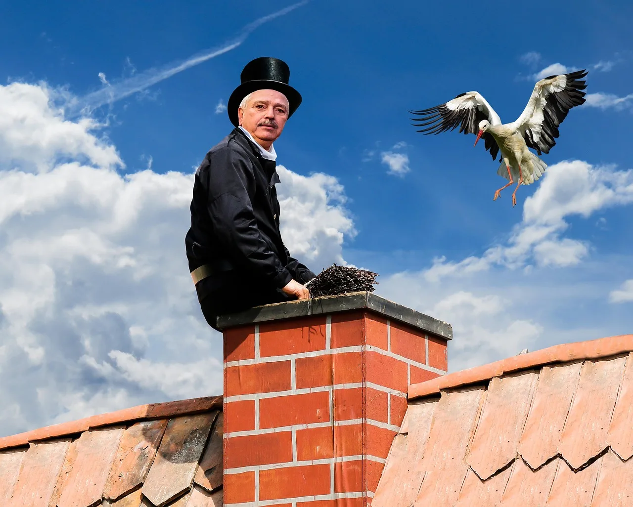 emotions, happiness, symbol, chimney, chimney sweeper, cylinder, stork, lucky charm, roof, chimney, chimney, chimney, chimney, chimney, chimney sweeper. Canadian chimney sweep US clients: key considerations