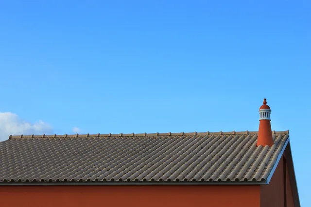 blue, flue, chimney, clean, blue sky, clear, cloud, nature, design, forms, casa, lar, minimal, orange, portugal, shapes, simple, sky, white, grandola. Chimney sweep equipment checklist, from essential to optional